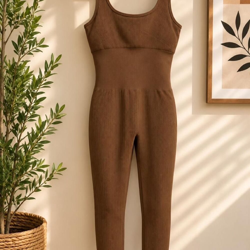 Unbranded Women's Brown Jumpsuit